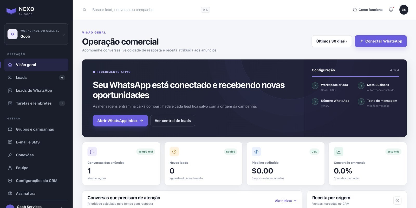 NEXO CRM — CRM SaaS